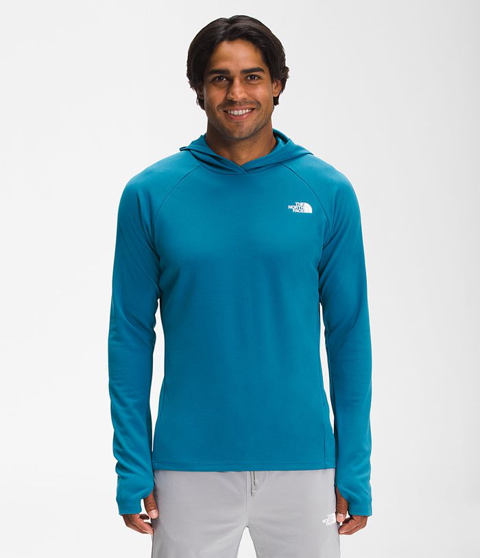 Sudadera Con Capucha The North Face Hombre Azules Wander Sun 60431QGSC